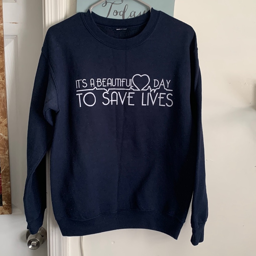 Greys anatomy crewneck sweatshirt